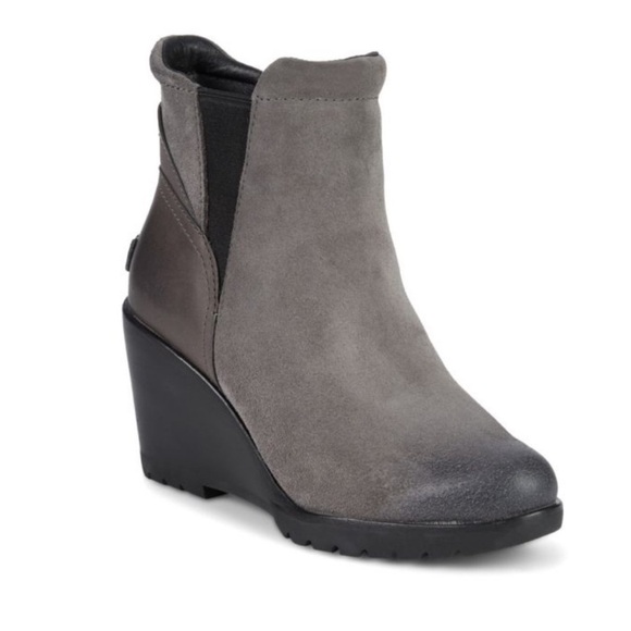 Sorel Women's Suede After Hours Chelsea Wedge Boot 7.5 - Picture 2 of 14
